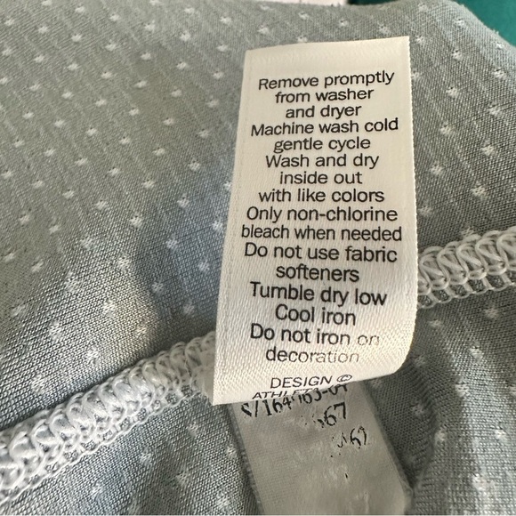 Athleta Pullover Women's Small Gray White Striped Hoodie Long Sleeve - Picture 12 of 12